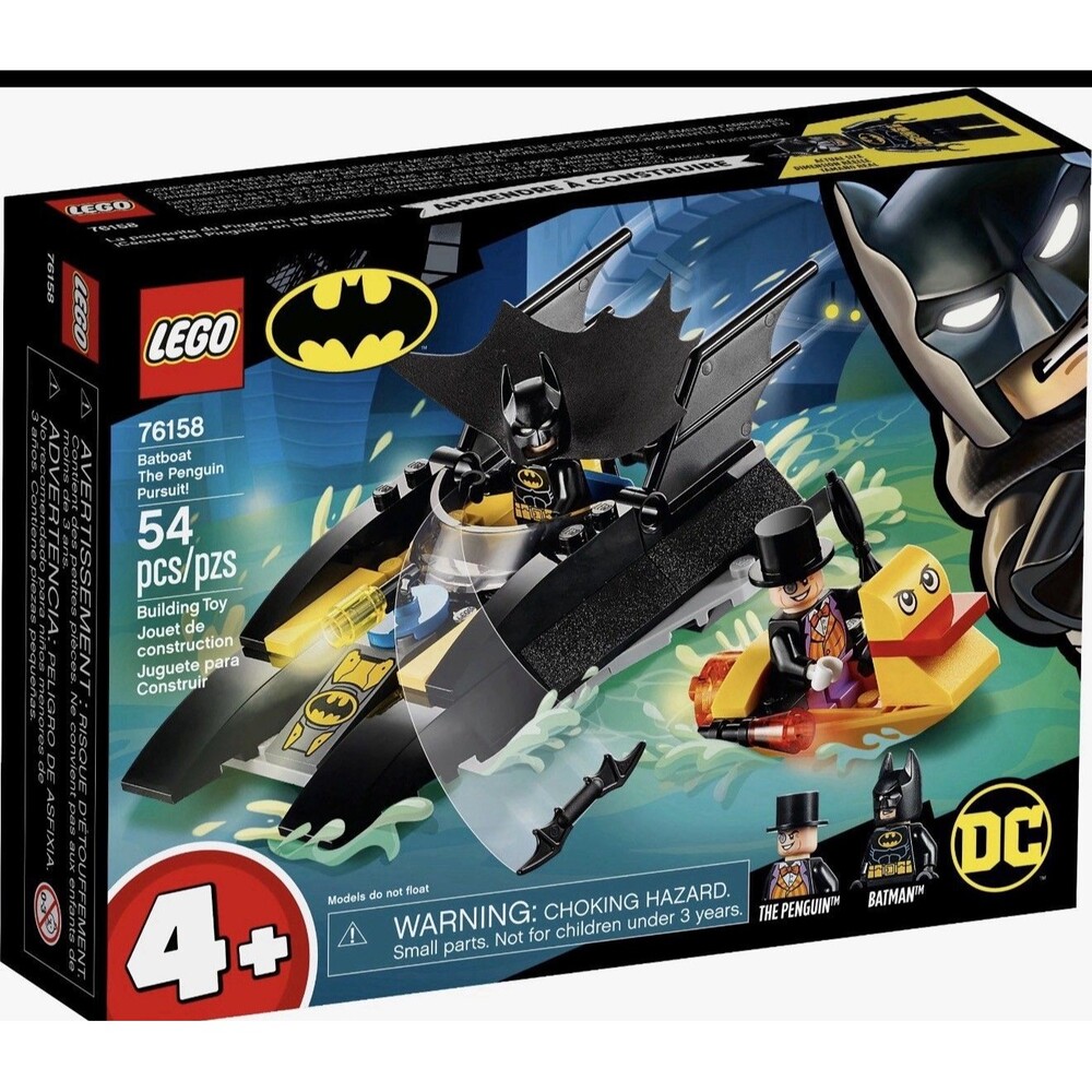 LEGO 76158 DC Batman Batboat The Penguin Pursuit!